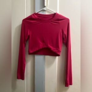 EUC Alphalete Long Sleeve Crop Top